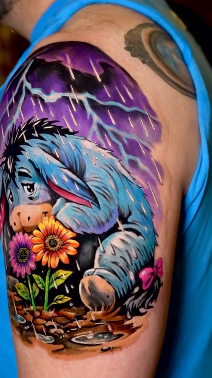 Tattoo by @locodharma — realism, anime