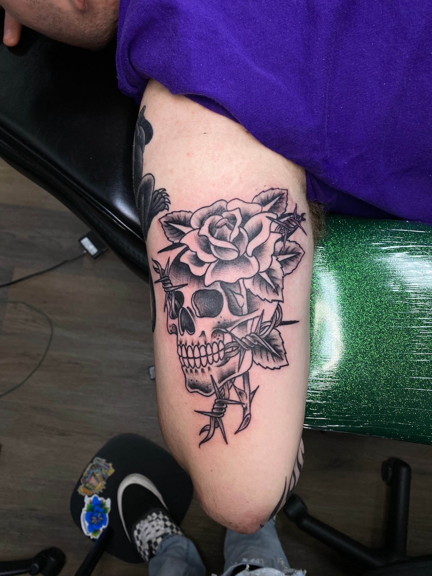 Tattoo by @camenglandtattoos — black_and_grey, realism