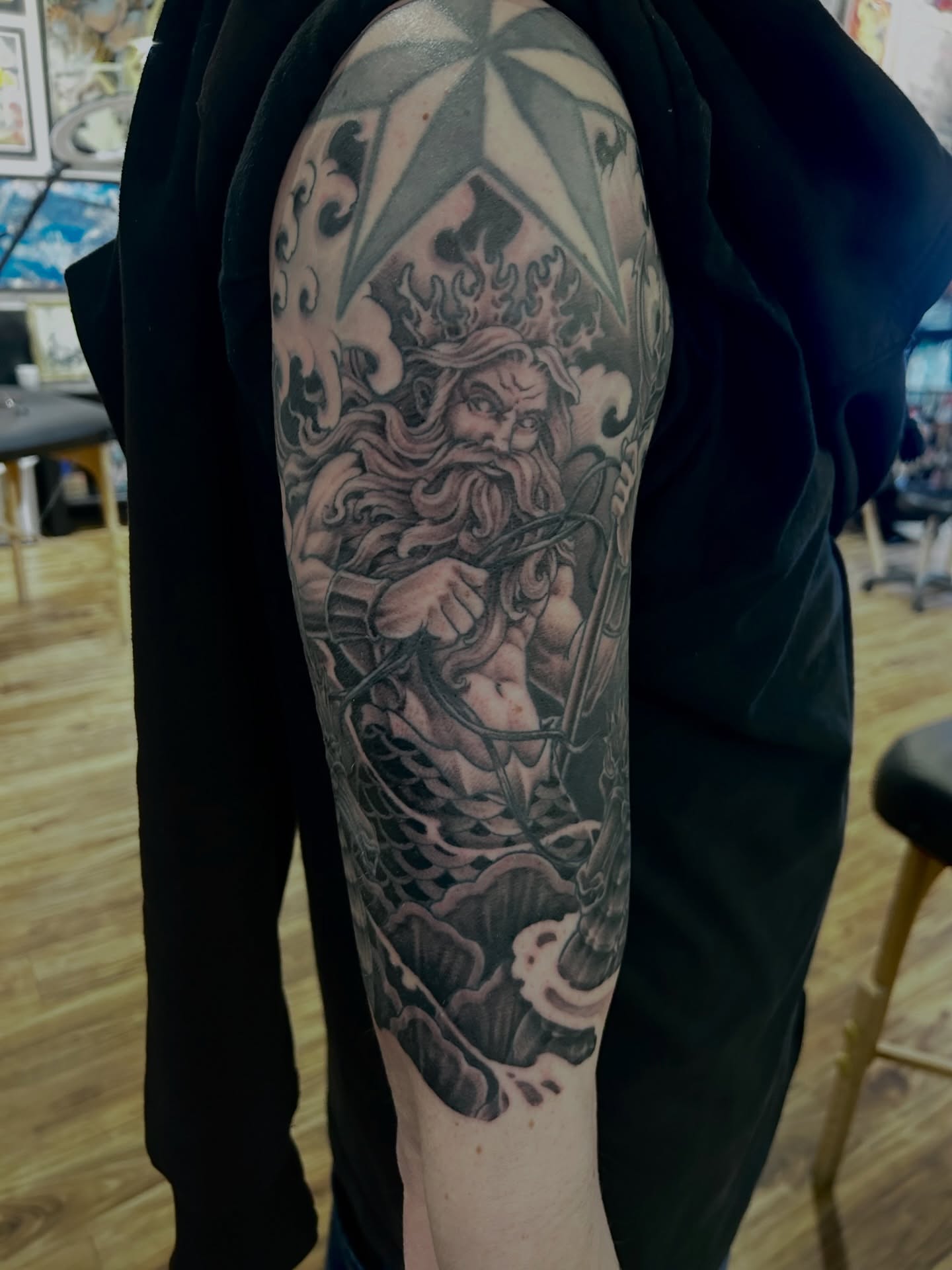 Tattoo by @timderosetattoos — black_and_grey, realism