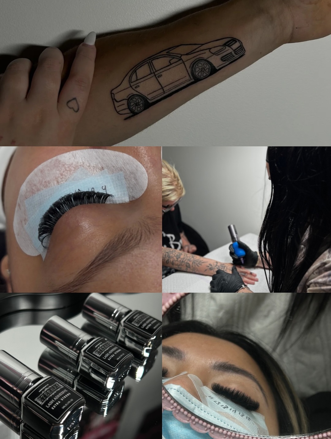 Tattoo by @inkednlashed_ — geometric