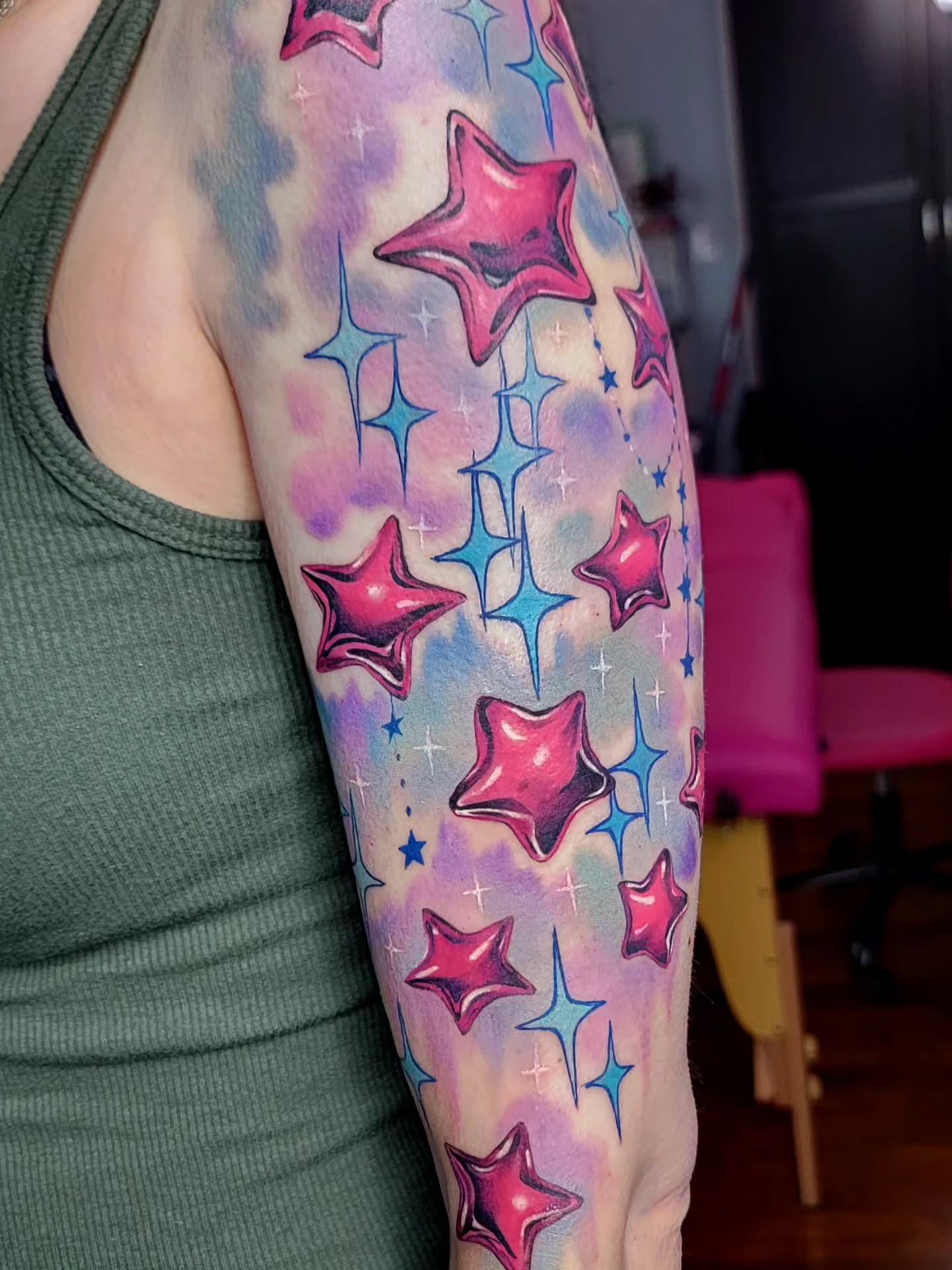 Tattoo by @kerryfairytattoos β watercolor