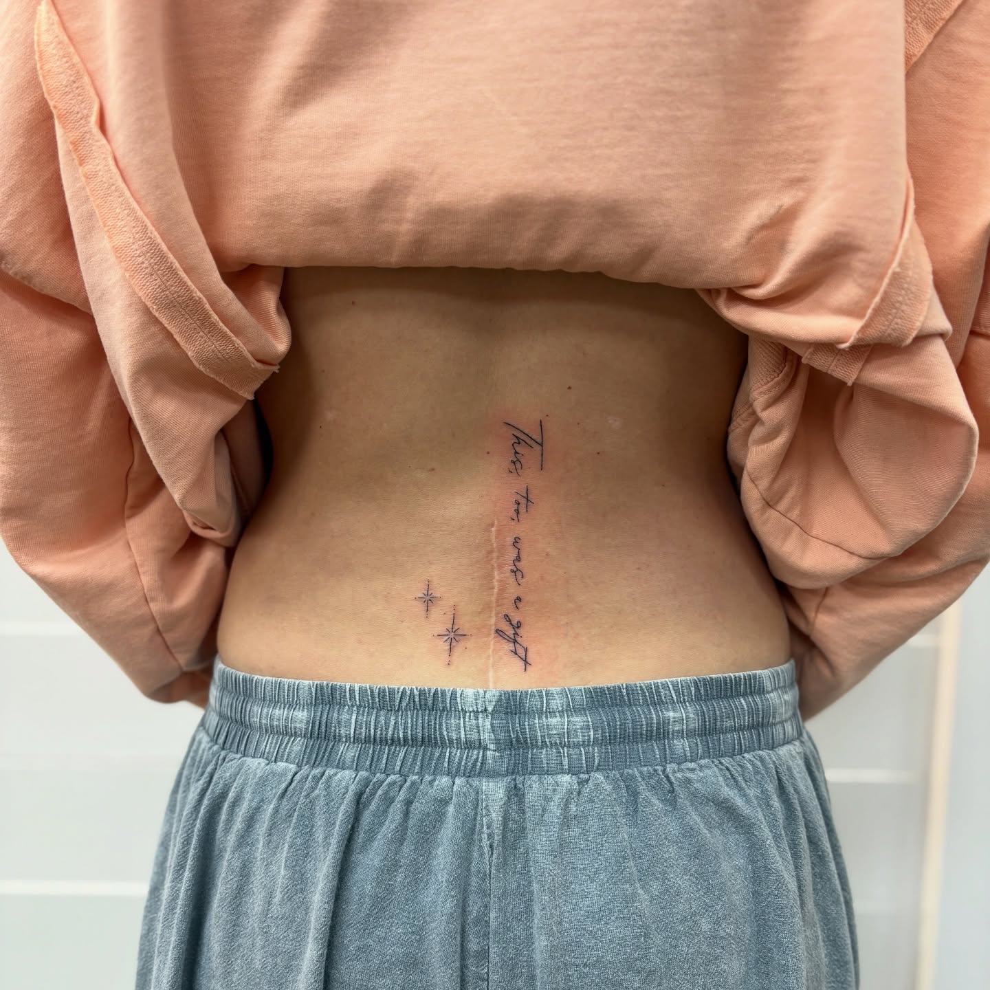 Tattoo by @sweetinktattoo — lettering_script