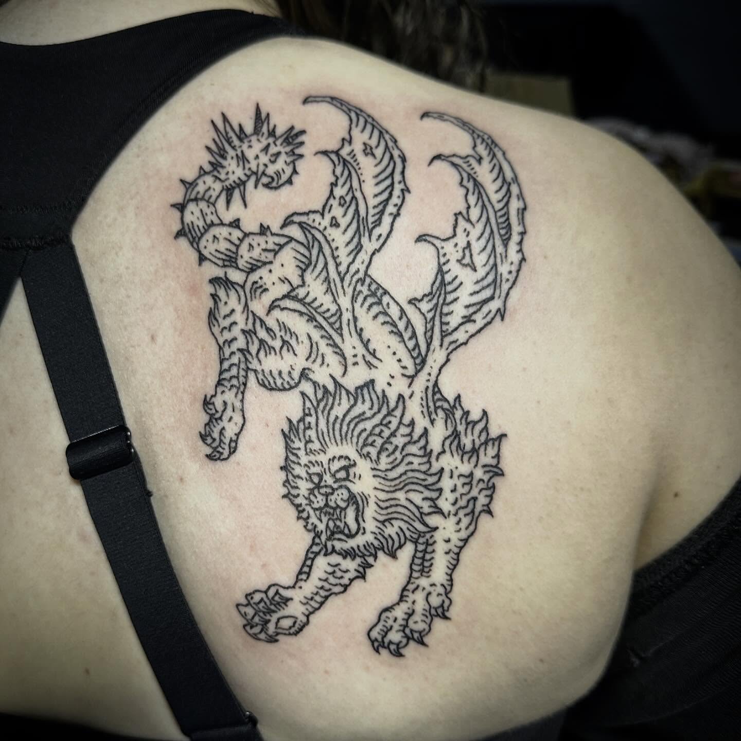 Tattoo by @lan.ny.ho — black_and_grey
