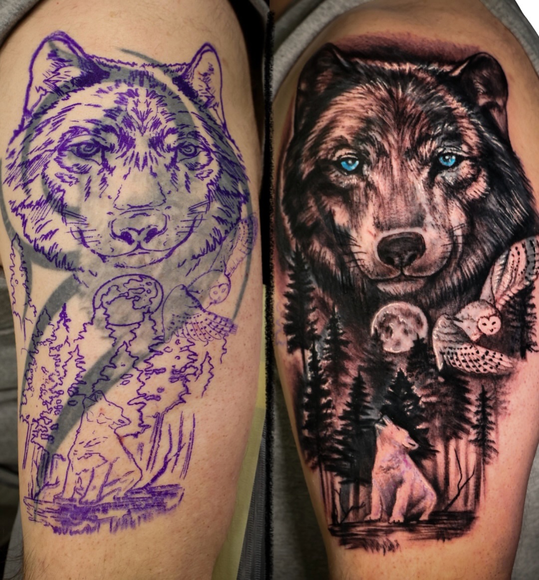 Tattoo by @invadertiv — realism, dark_realism