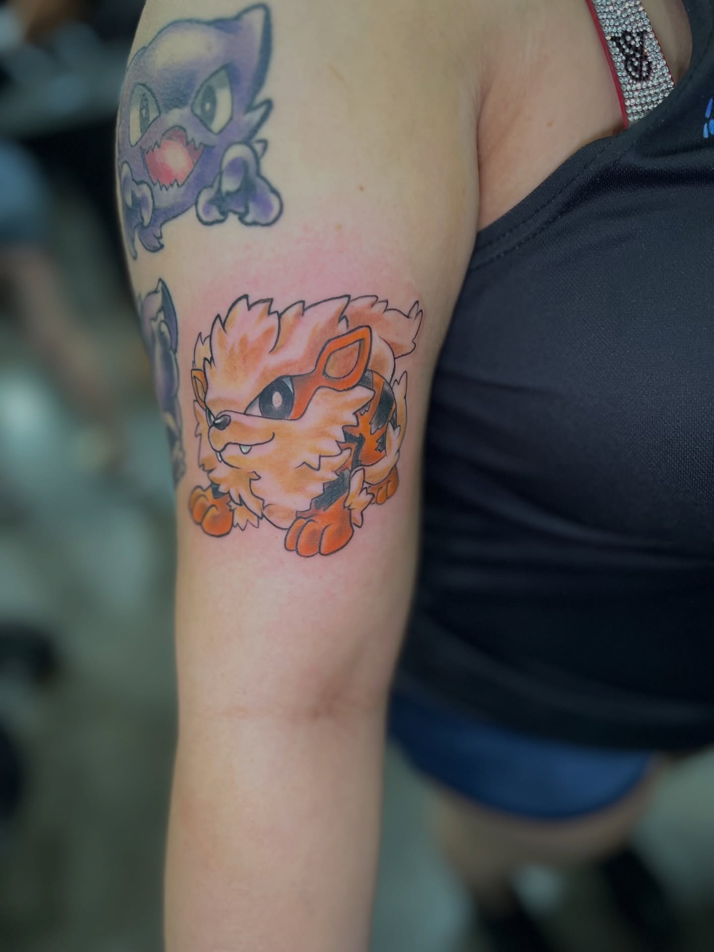 Tattoo by @madam.moony — dotwork