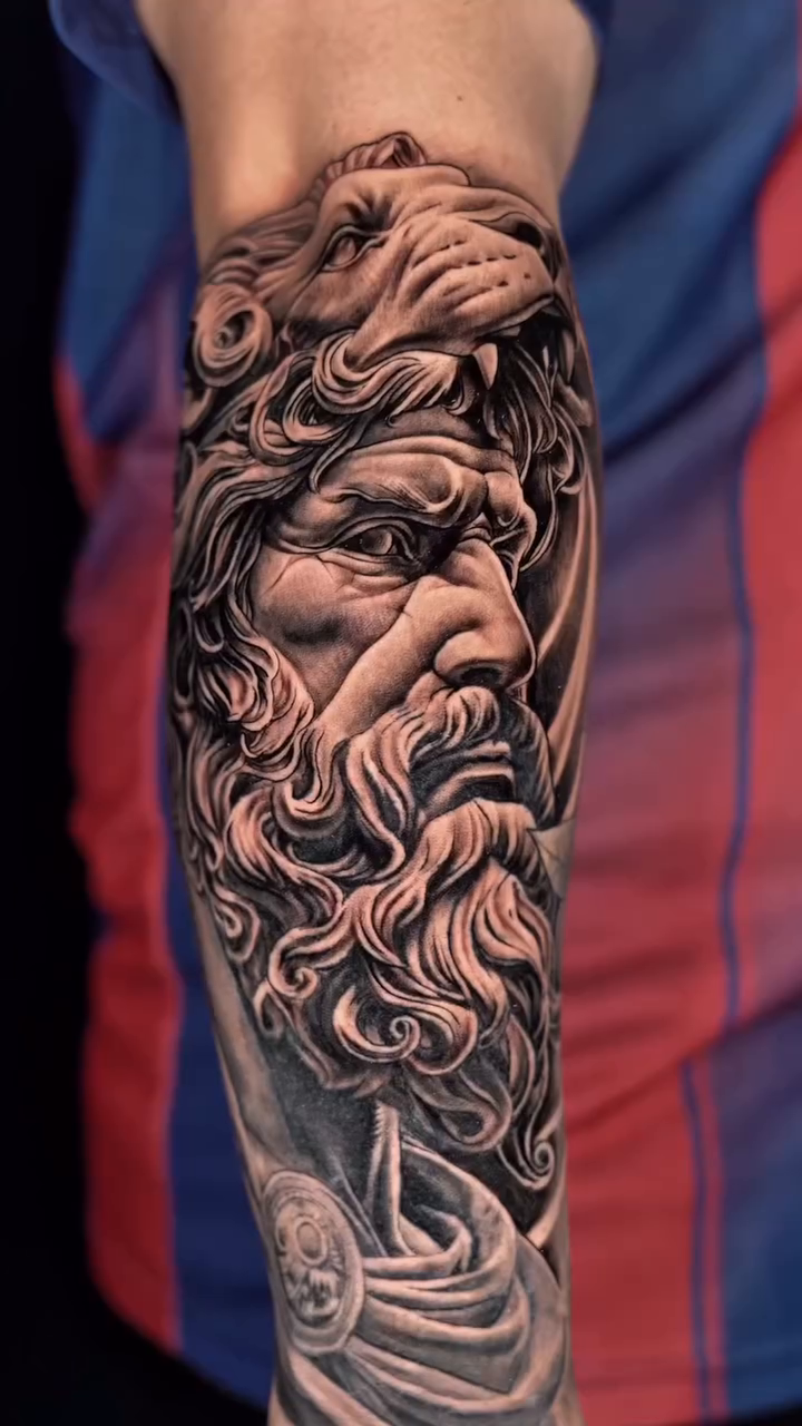 Tattoo by @saekone1 — realism, black_and_grey