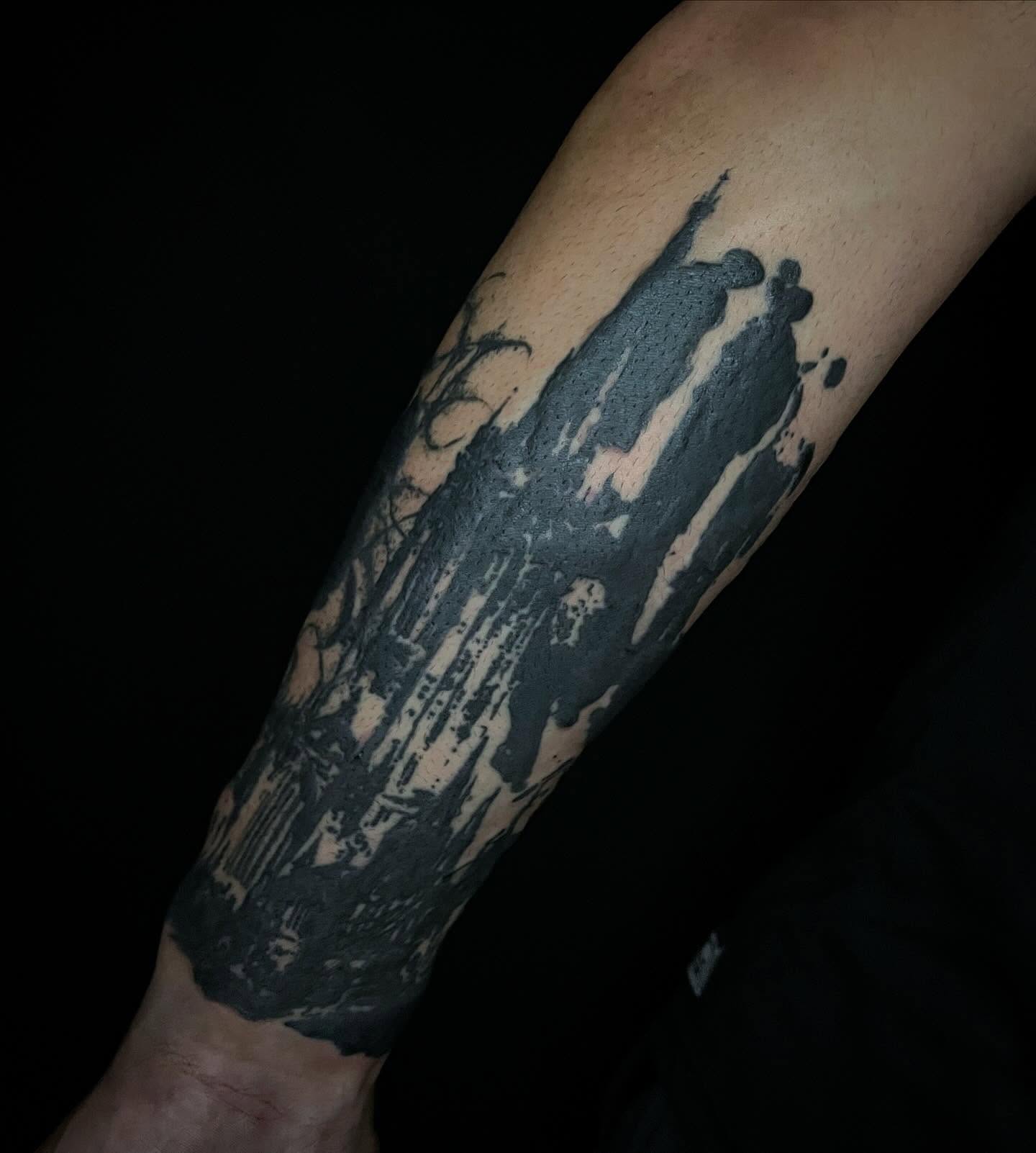 Tattoo by @cristytattoo — black_and_grey