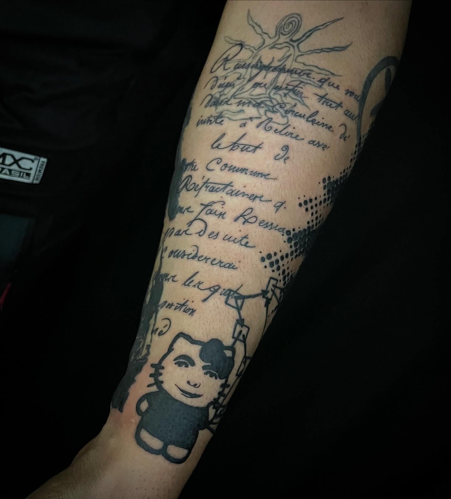 Tattoo by @cristytattoo — dotwork