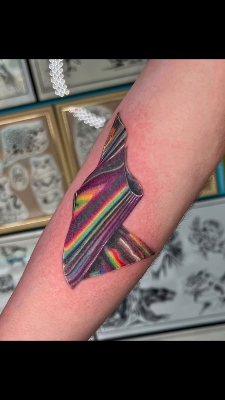 Tattoo by @shannoneperry — geometric, trash_polka
