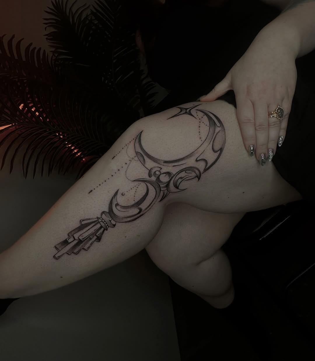 Tattoo by @yink_tattoos — black_and_grey, ornamental