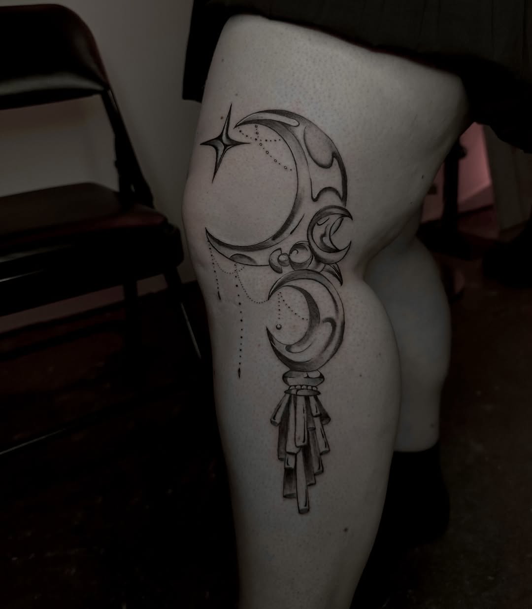 Tattoo by @yink_tattoos — fine_line, black_and_grey