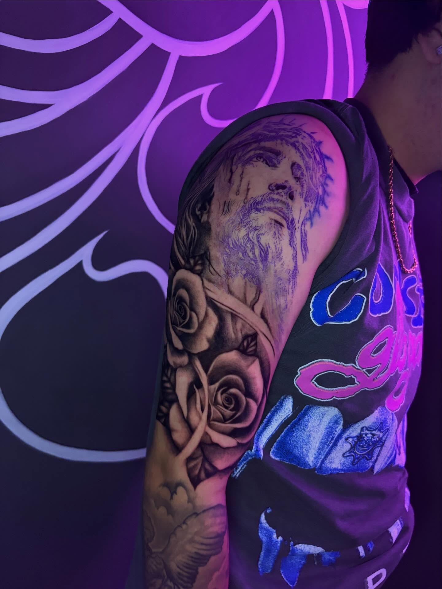Tattoo by @skullsionink β realism, black_and_grey
