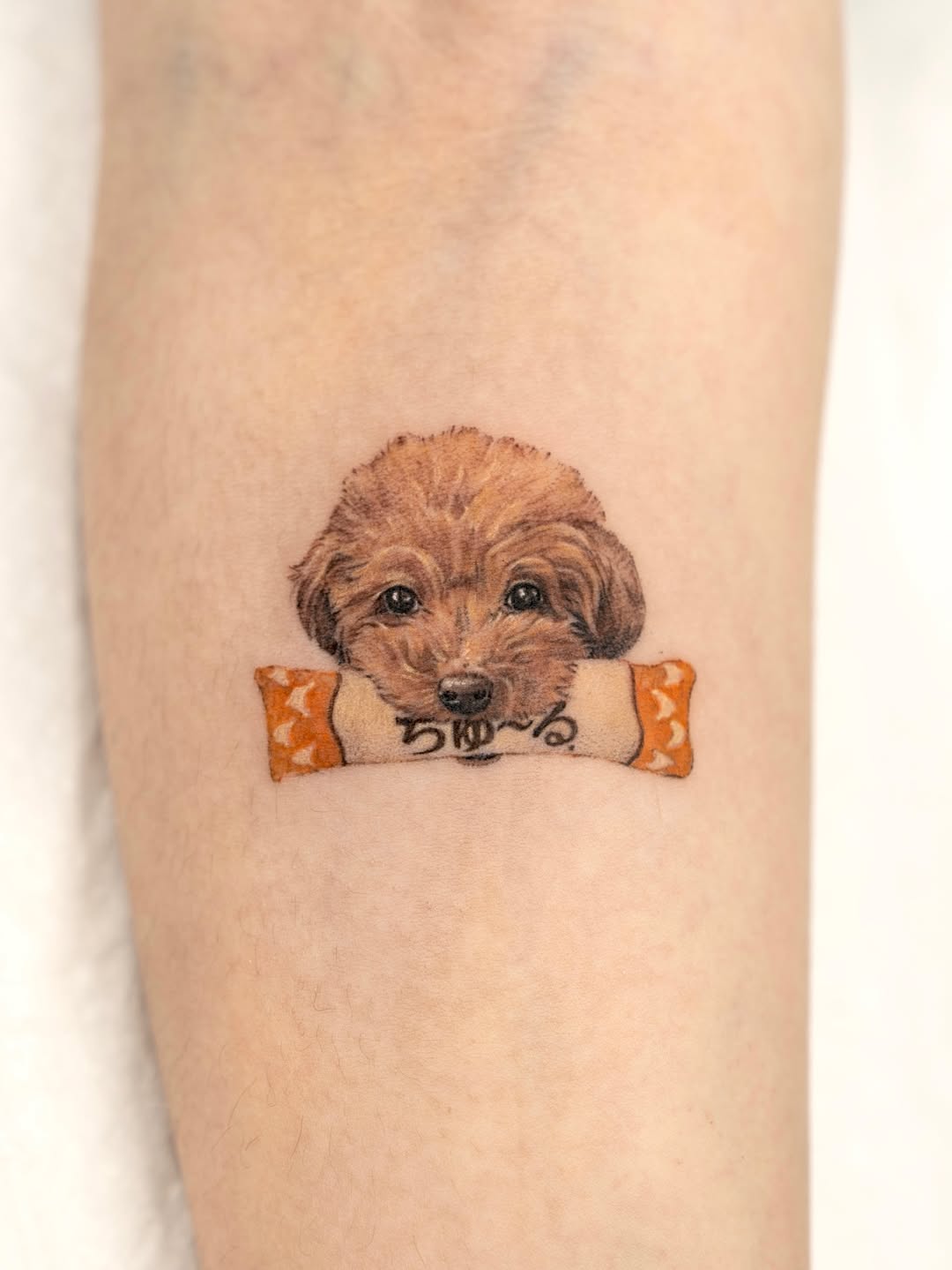 Tattoo by @zeeyo_tattoo — realism, lettering_script