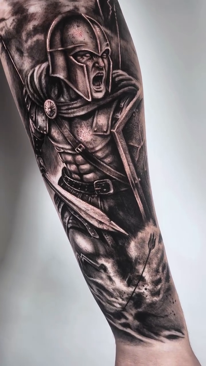 Tattoo by @mitchelkelftattoo — realism, dark_realism