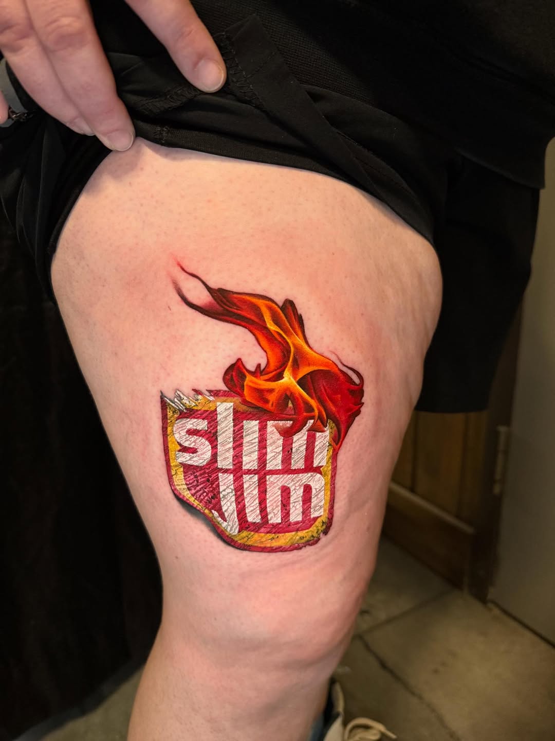 Tattoo by @derekgtattoos — realism, trash_polka