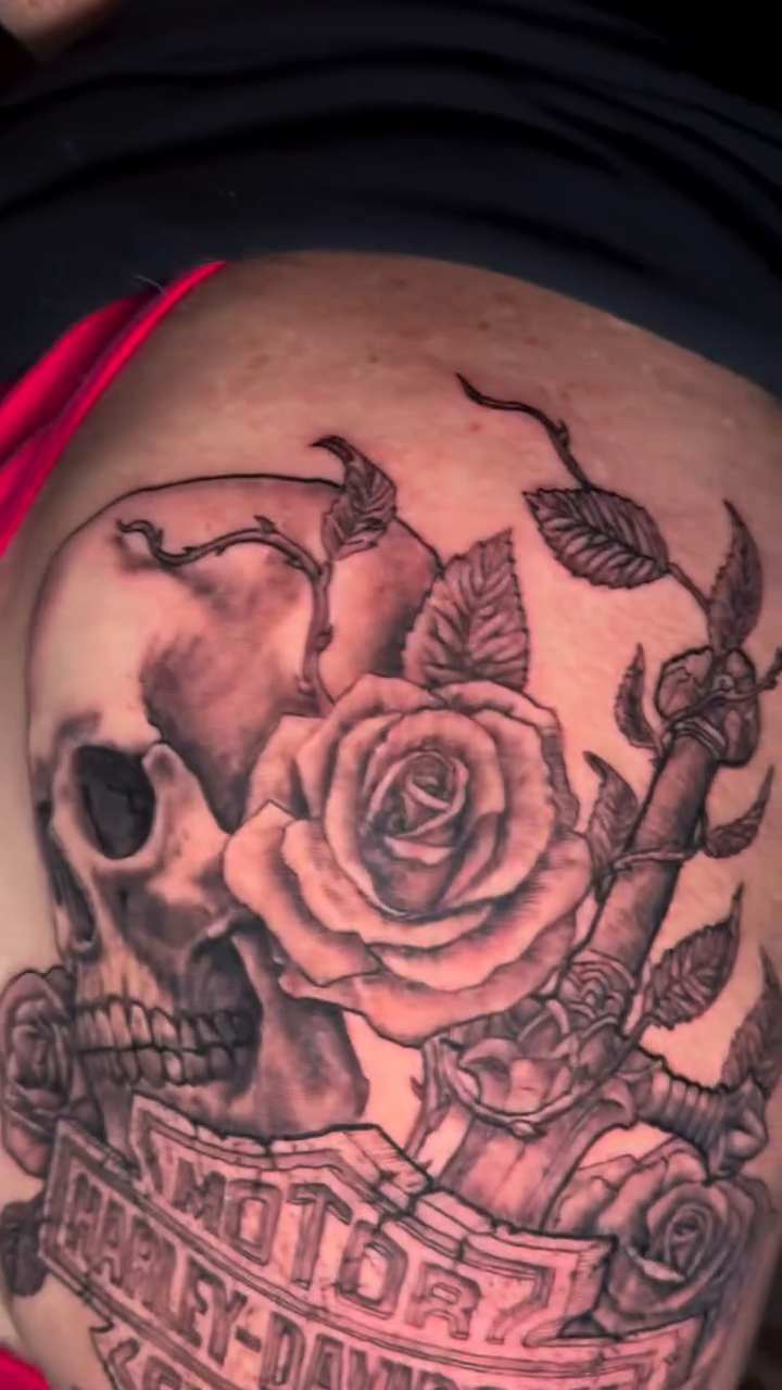 Tattoo by @iconicinkkevin — realism, black_and_grey