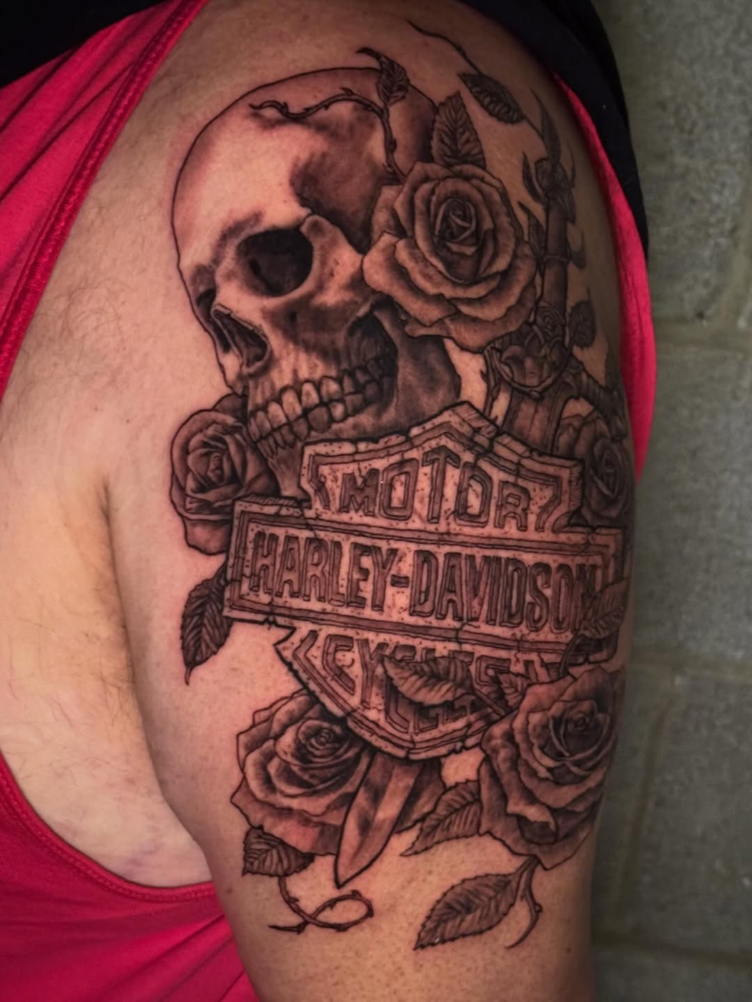 Tattoo by @iconicinkkevin — realism, black_and_grey