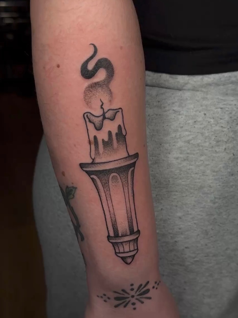 Tattoo by @aliciawhita — dotwork, black_and_grey