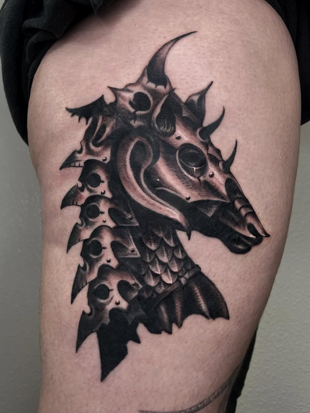 Tattoo by @ghostneedles_ β black_and_grey, dark_realism