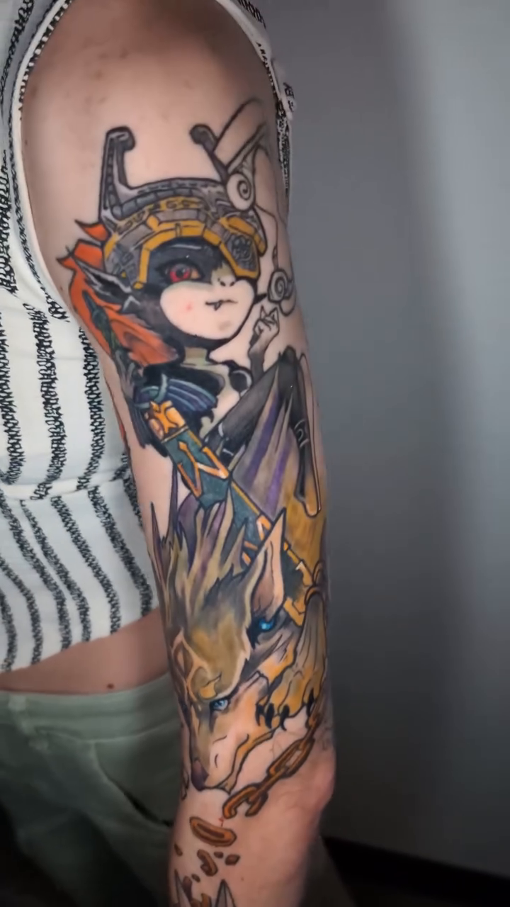 Tattoo by @lyndonkorcala — japanese_irezumi, anime