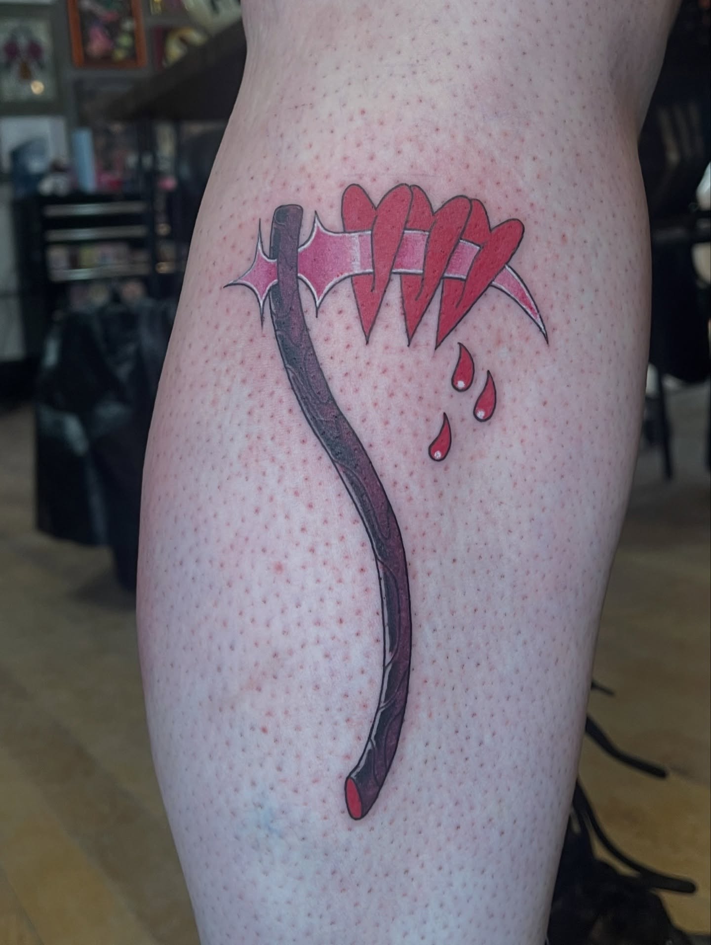 Tattoo by @space.paranoid — dotwork, realism
