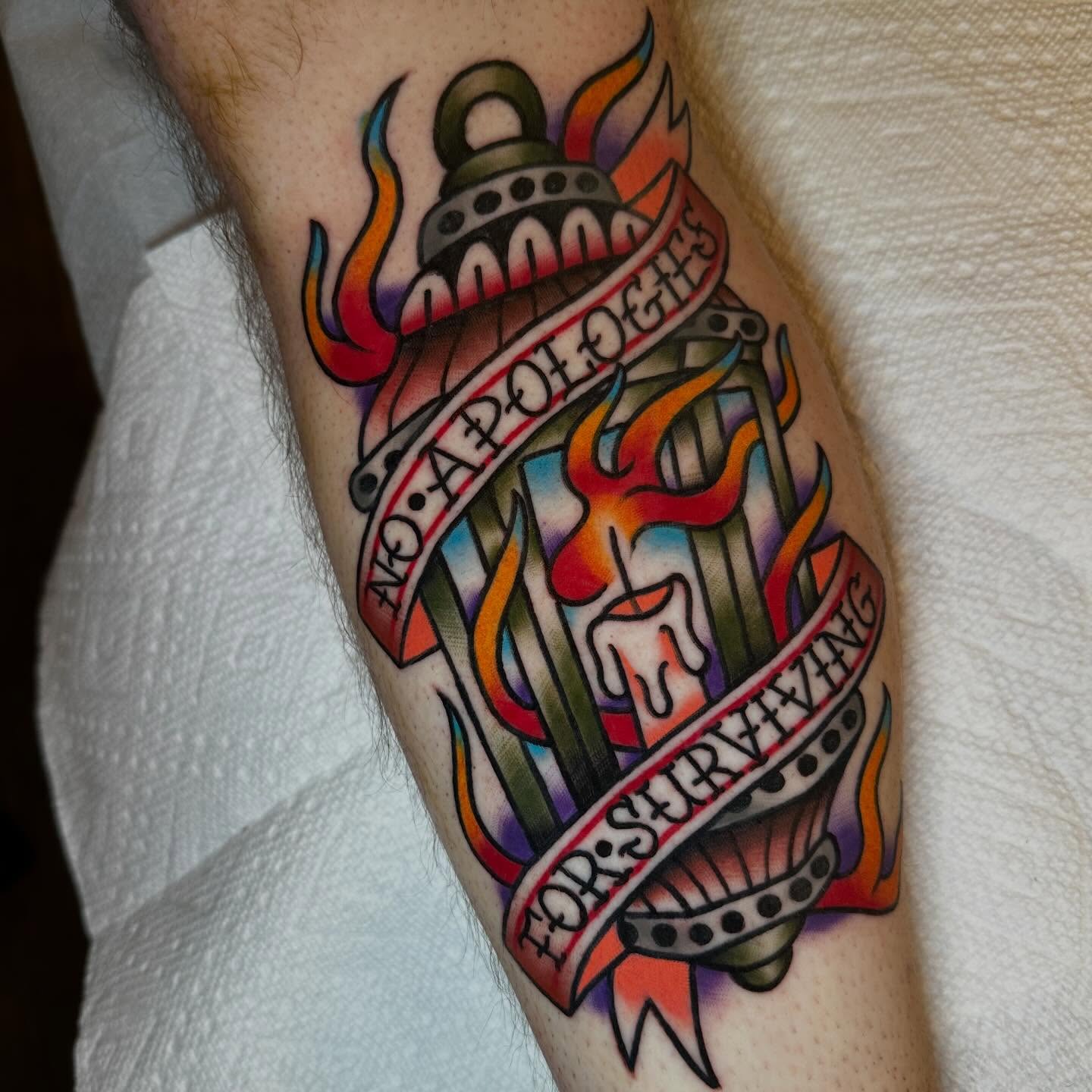 Tattoo by @kustomhustletattoo — american_traditional