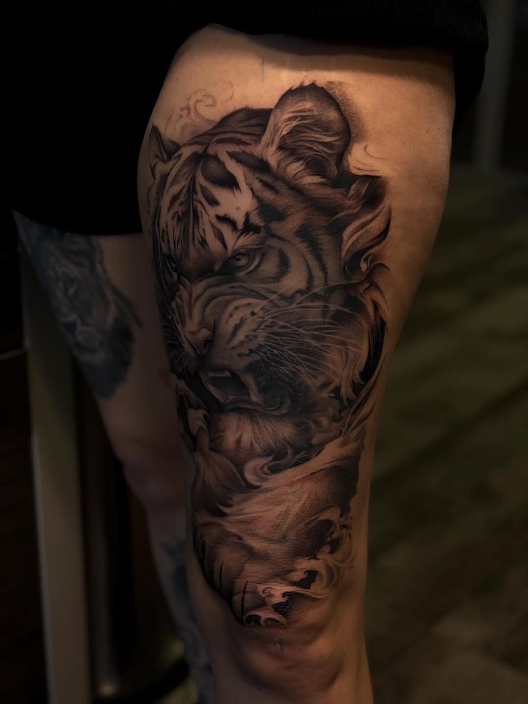 Tattoo by @meretattoos — realism, black_and_grey