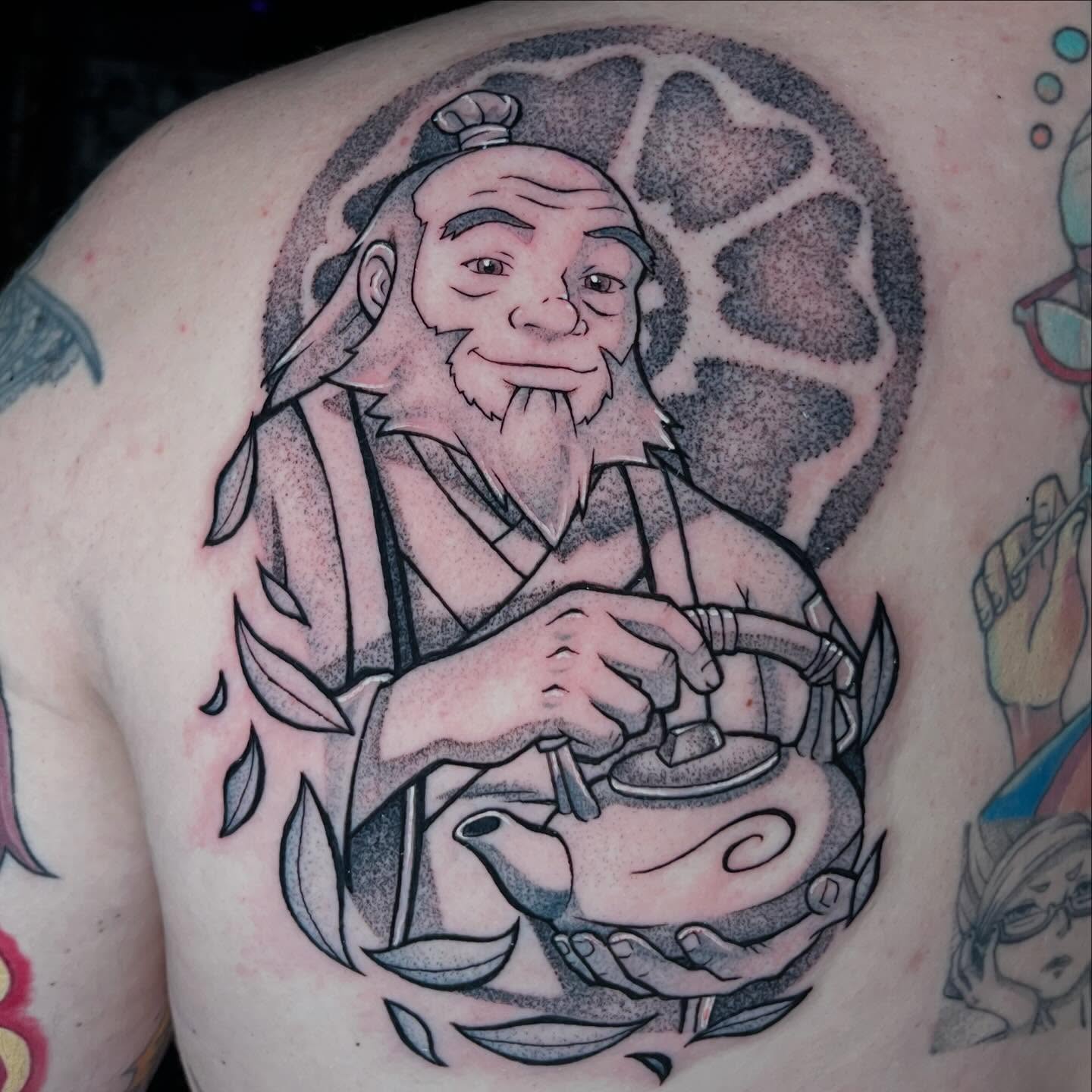 Tattoo by @oliviawhantattoos — dotwork, realism