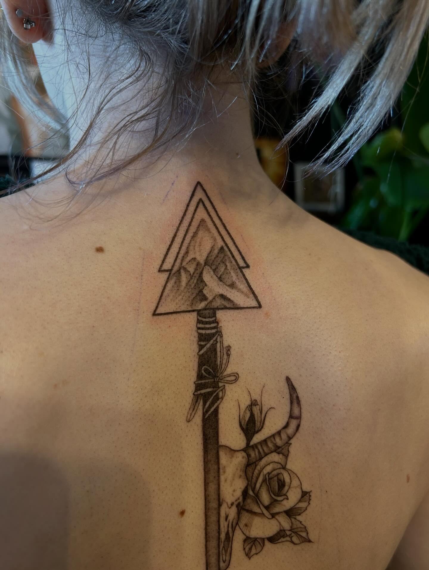 Tattoo by @khloztatz — geometric, black_and_grey