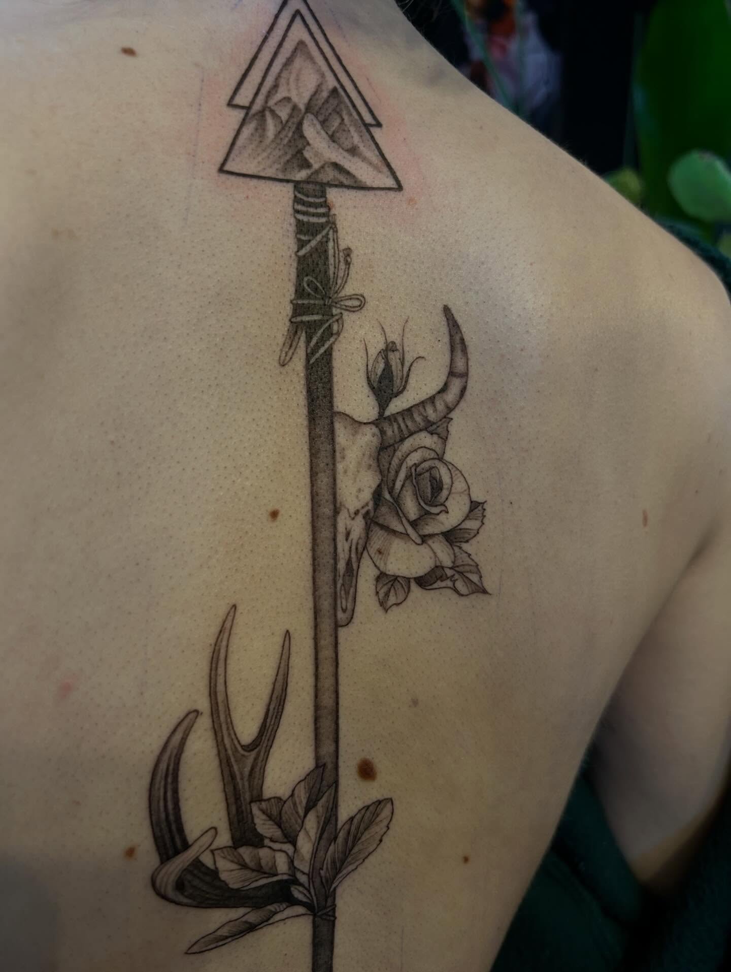 Tattoo by @khloztatz — black_and_grey, realism