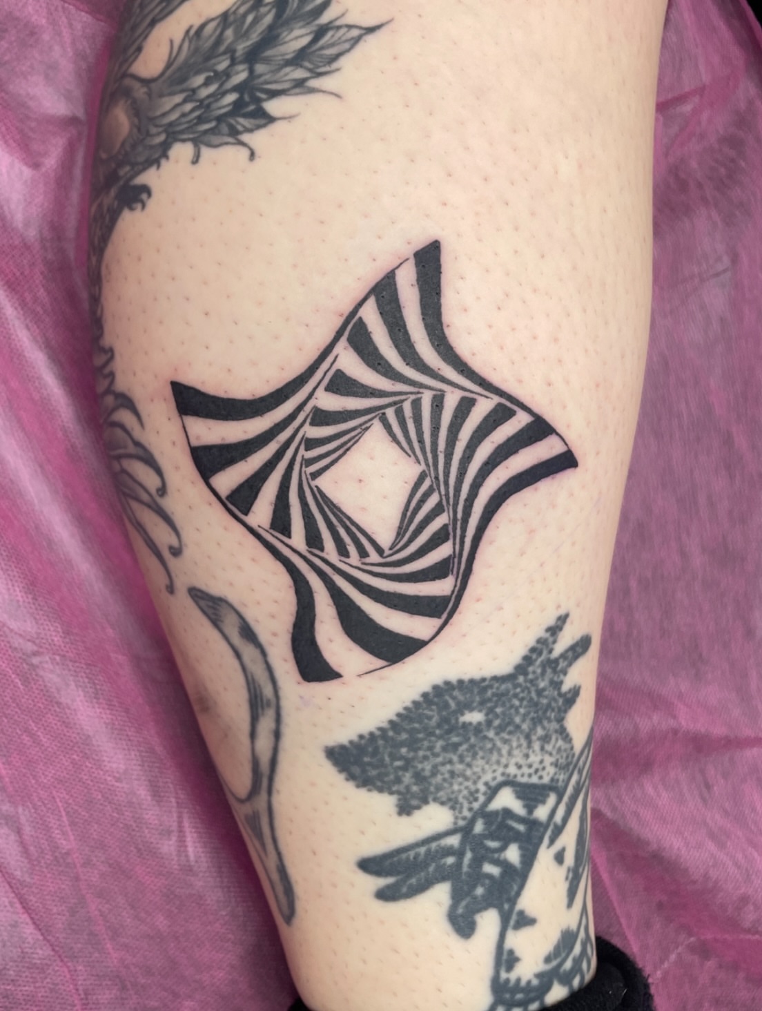 Tattoo by @kathrills — geometric