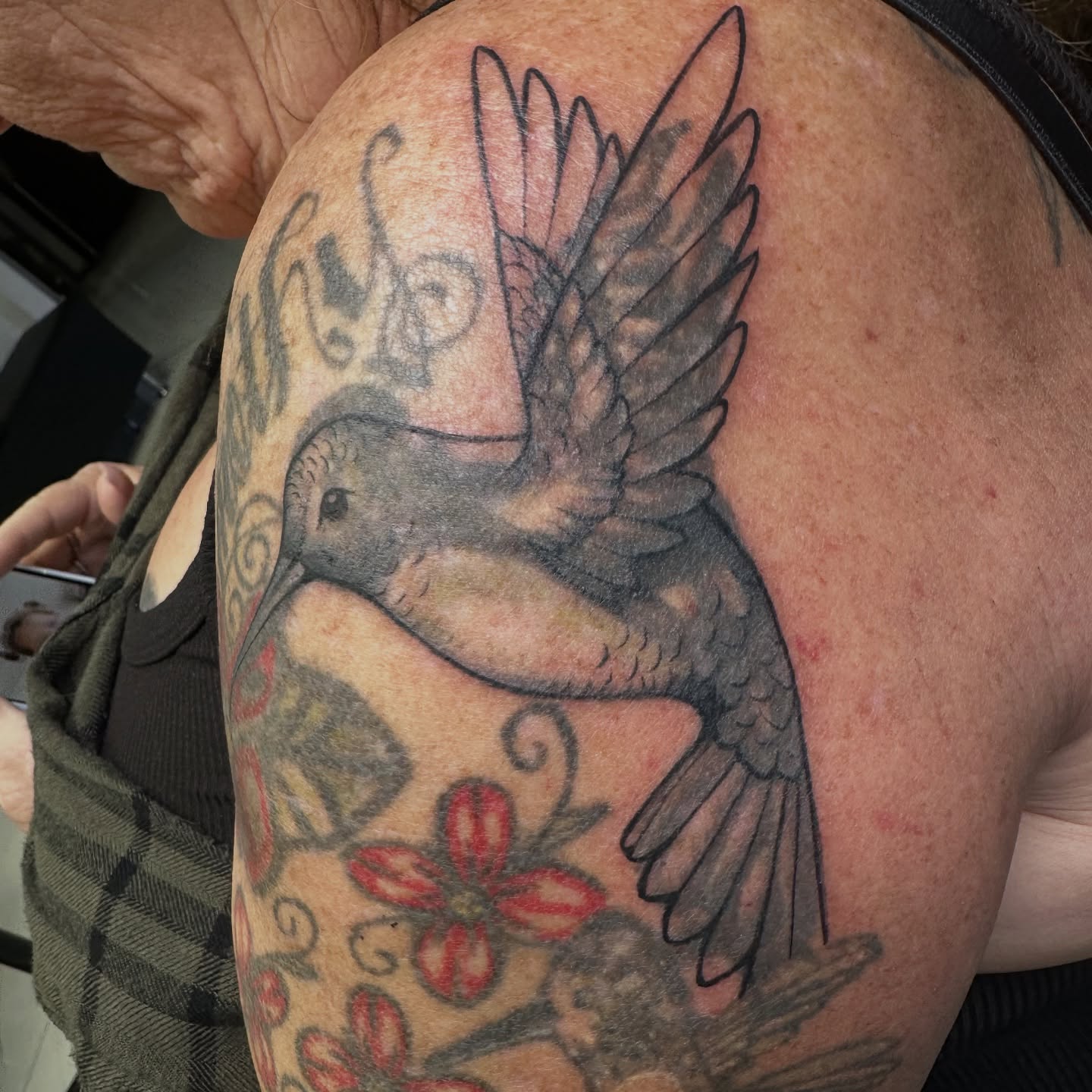 Tattoo by @viciousmarc — black_and_grey