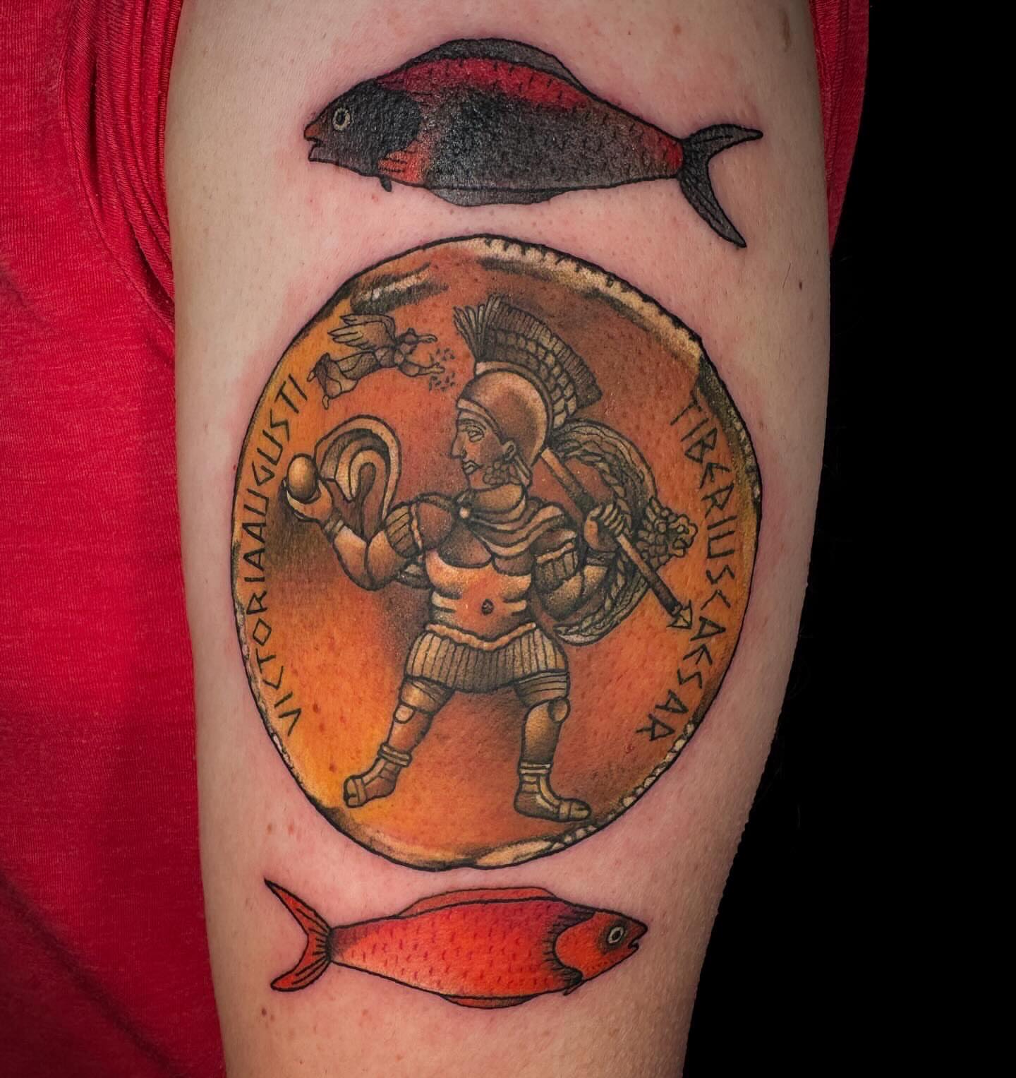 Tattoo by @dilloneavestattoo — american_traditional, realism