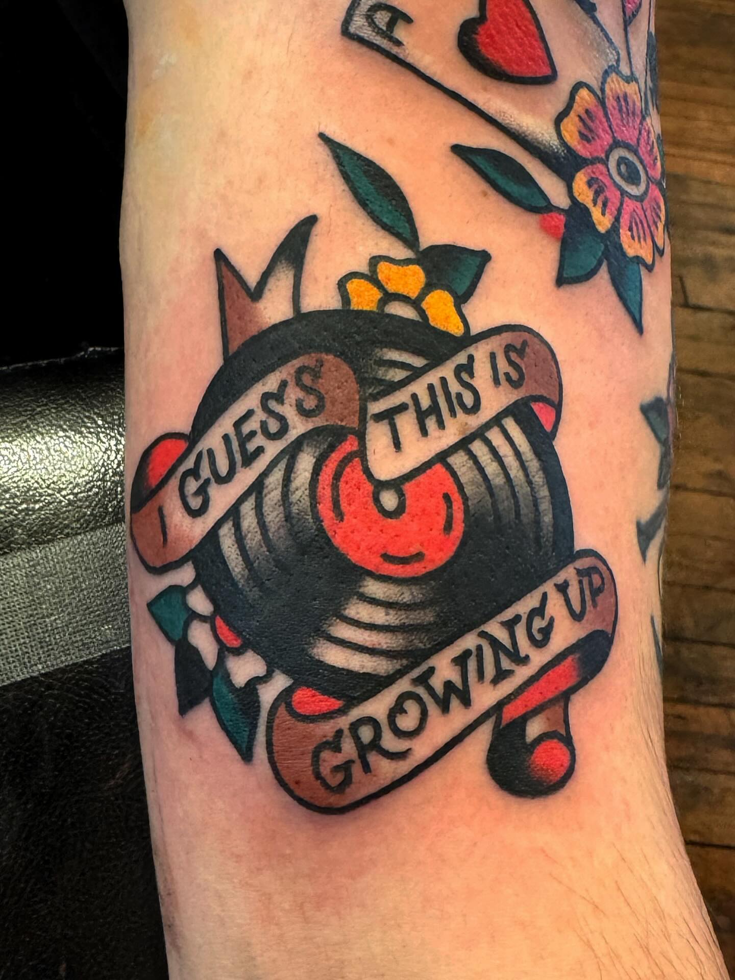 Tattoo by @tat2brain — american_traditional