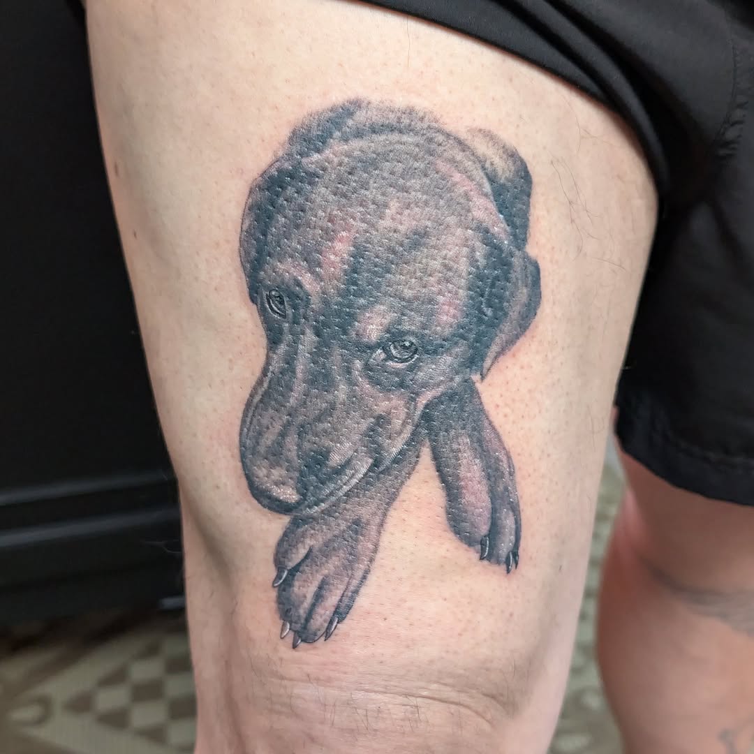 Tattoo by @benceciltattoos — realism, black_and_grey