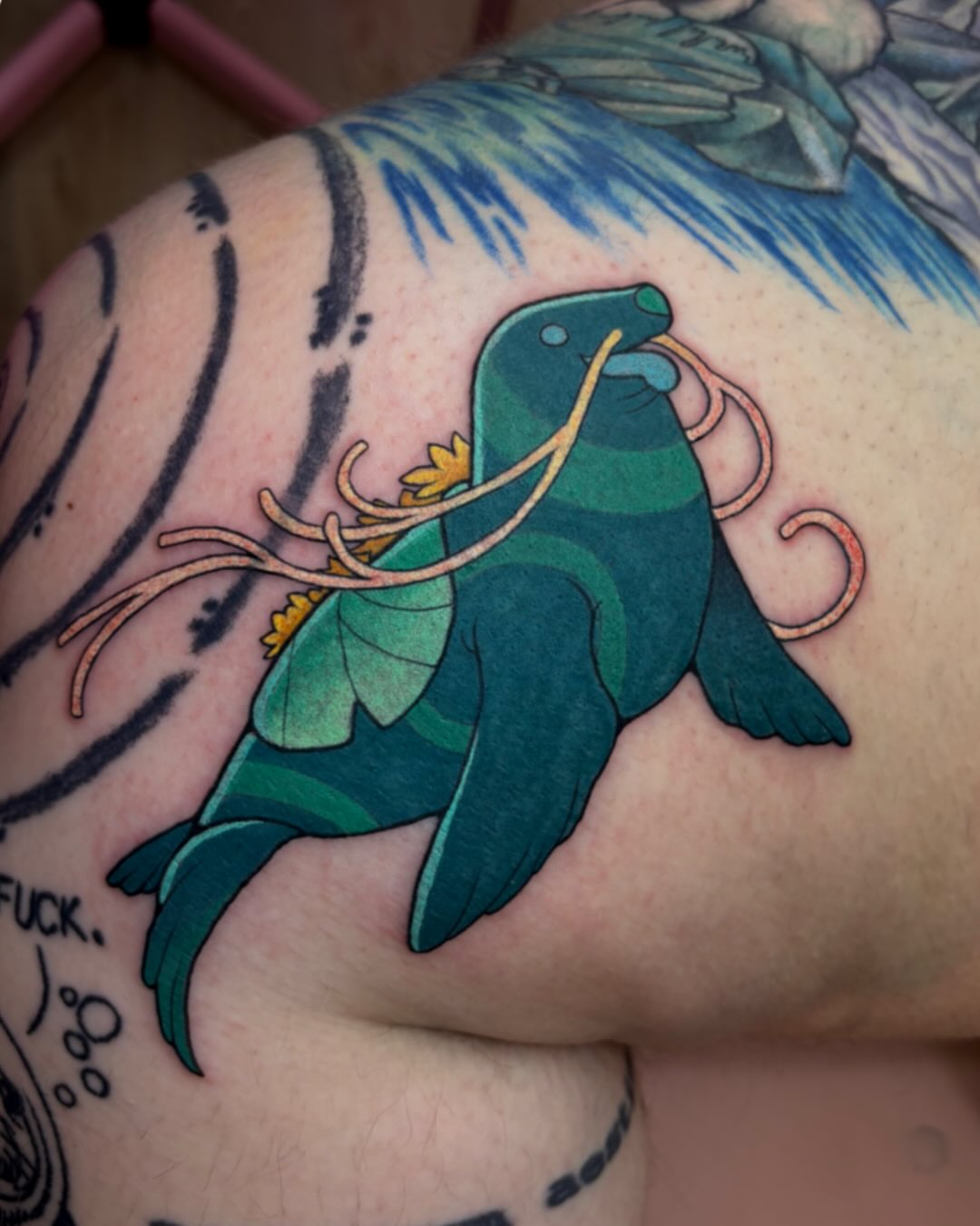 Tattoo by @skaikattcxart — new_school