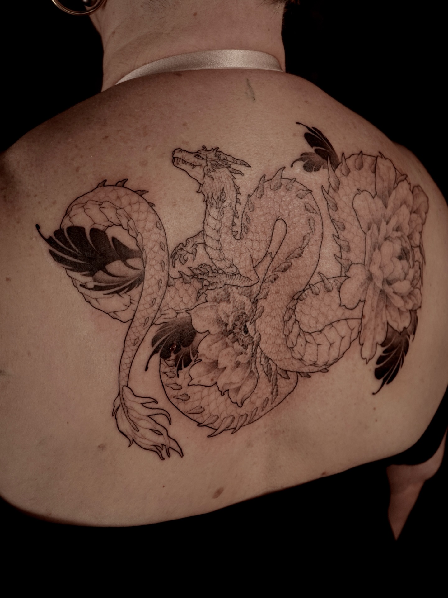 Tattoo by @153cm_tattoo — black_and_grey, realism