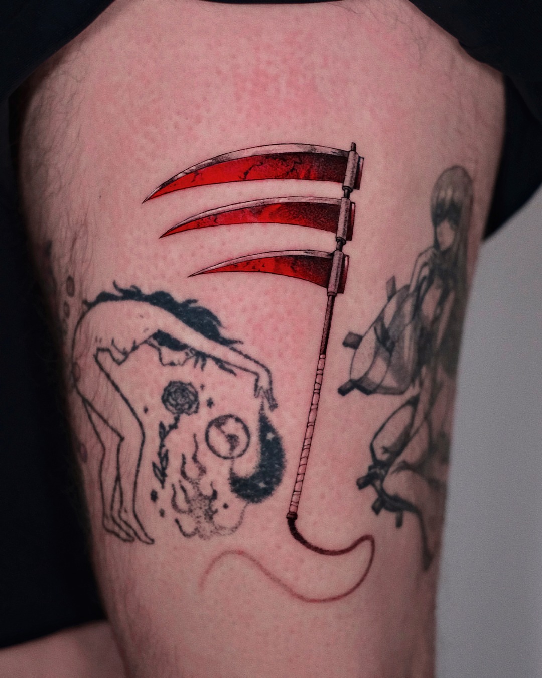 Tattoo by @tattooist_monday — neo_traditional, dark_realism