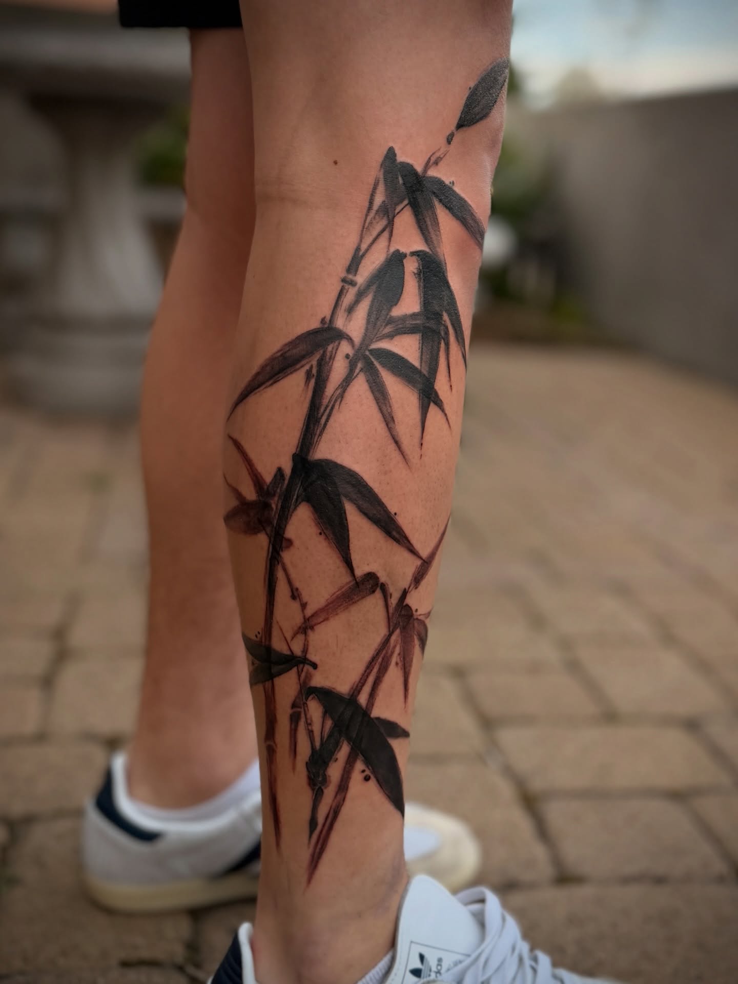 Tattoo by @morgan_tattoos — black_and_grey