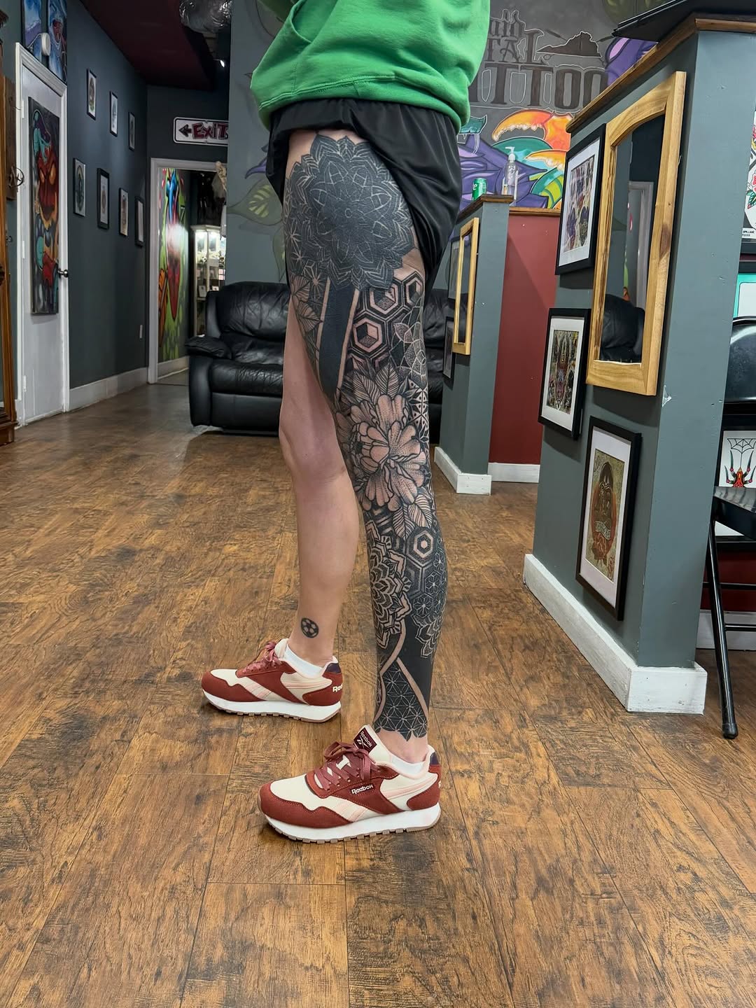 Tattoo by @jackiespillane — geometric, blackwork