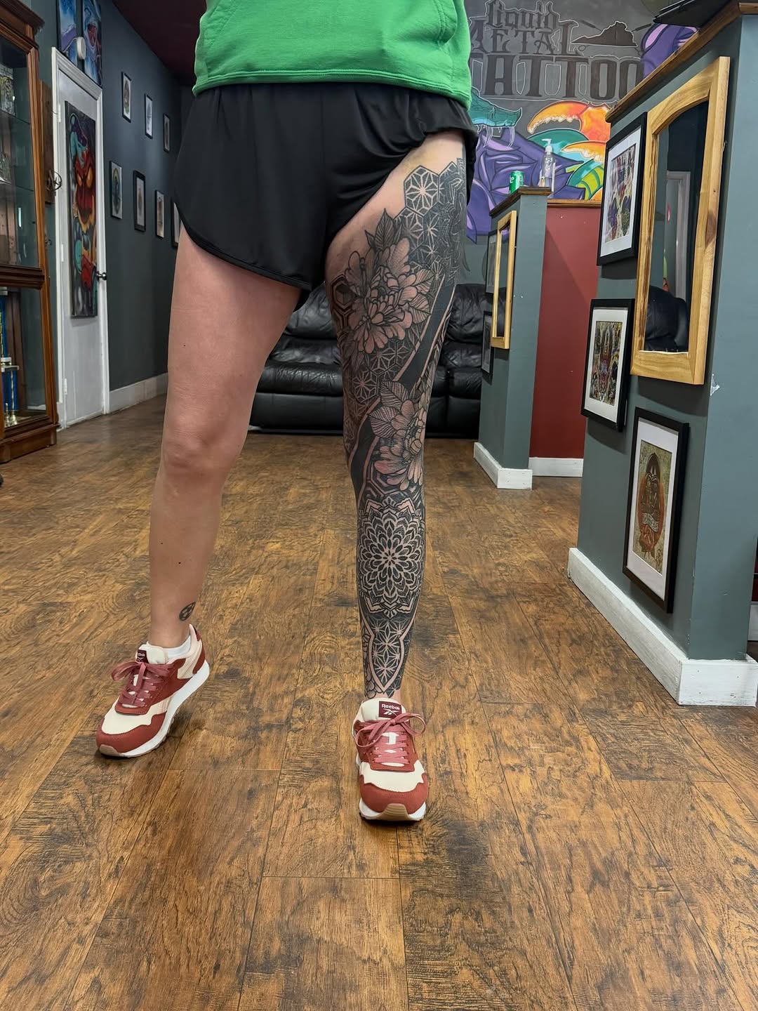 Tattoo by @jackiespillane — geometric, dotwork