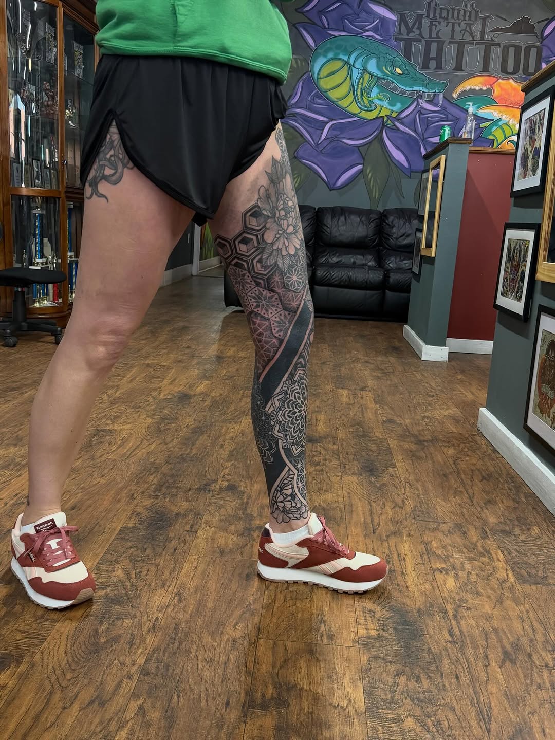 Tattoo by @jackiespillane — blackwork, geometric