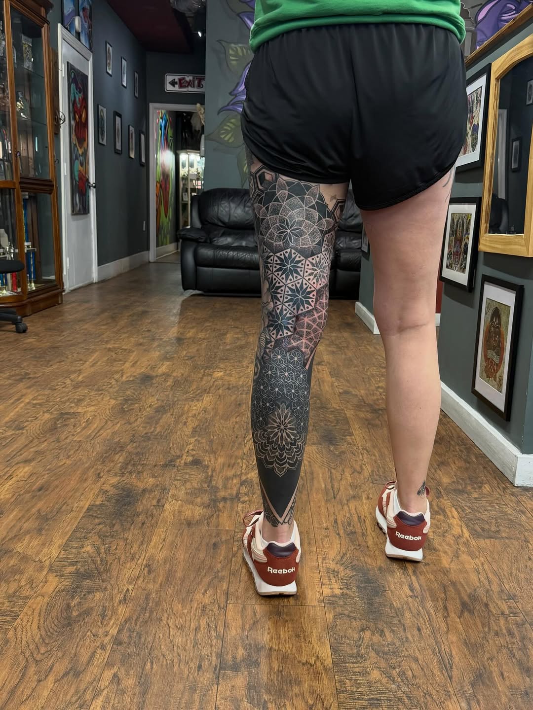 Tattoo by @jackiespillane — geometric, dotwork