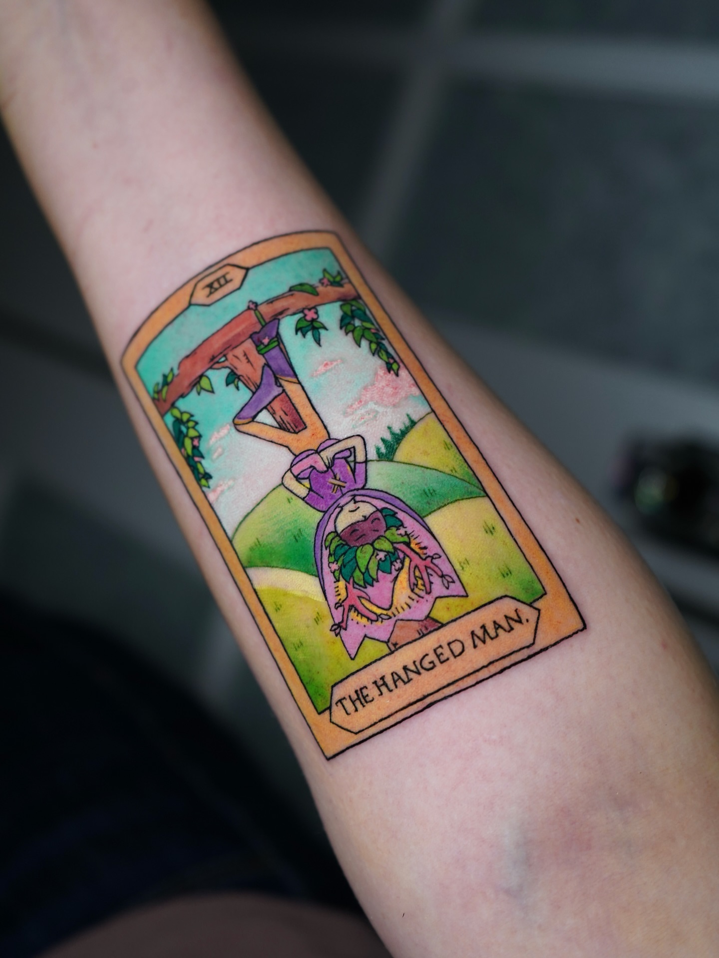 Tattoo by @blasianj.ink — watercolor