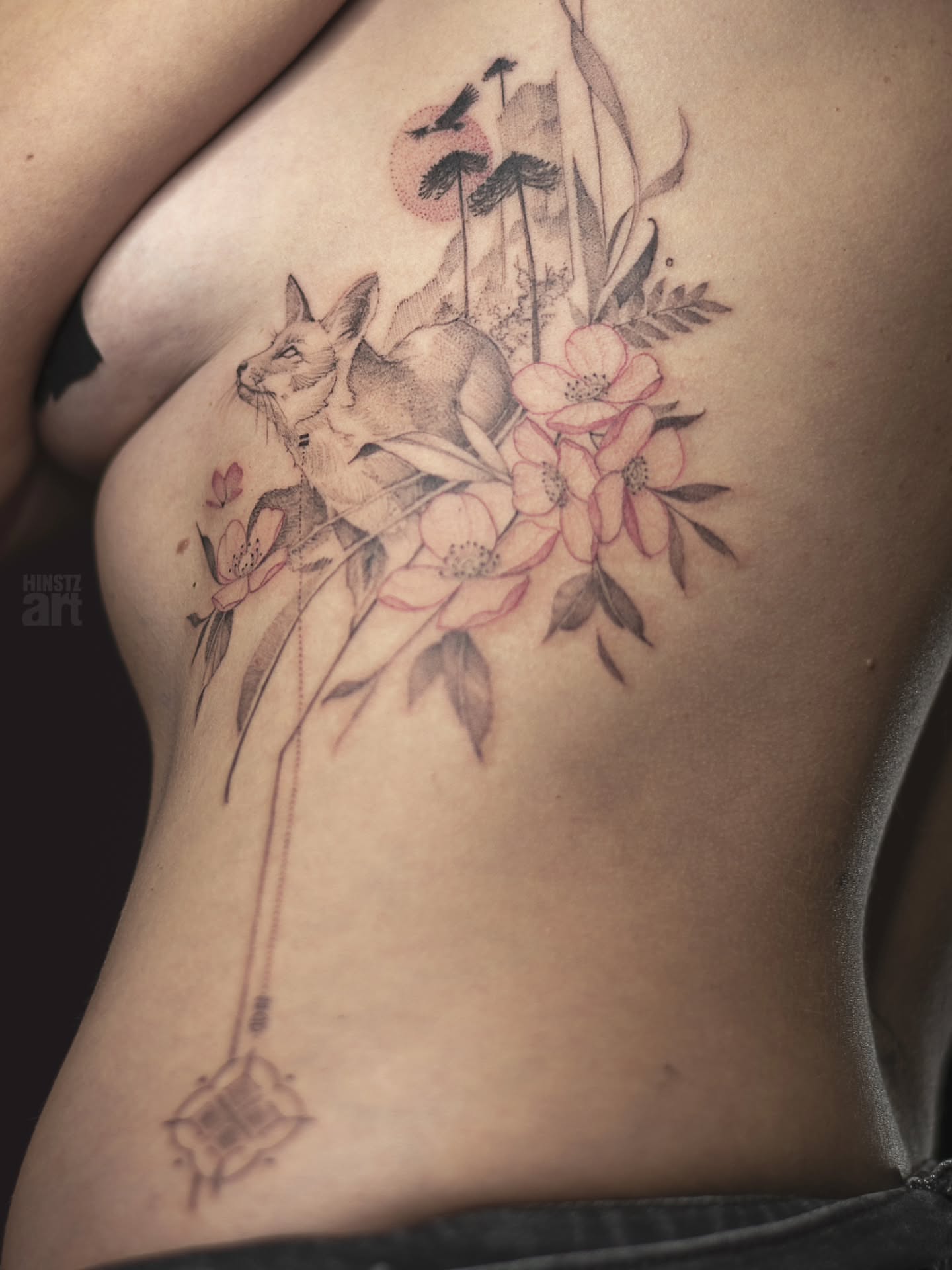 Tattoo by @hinstzart — black_and_grey, realism
