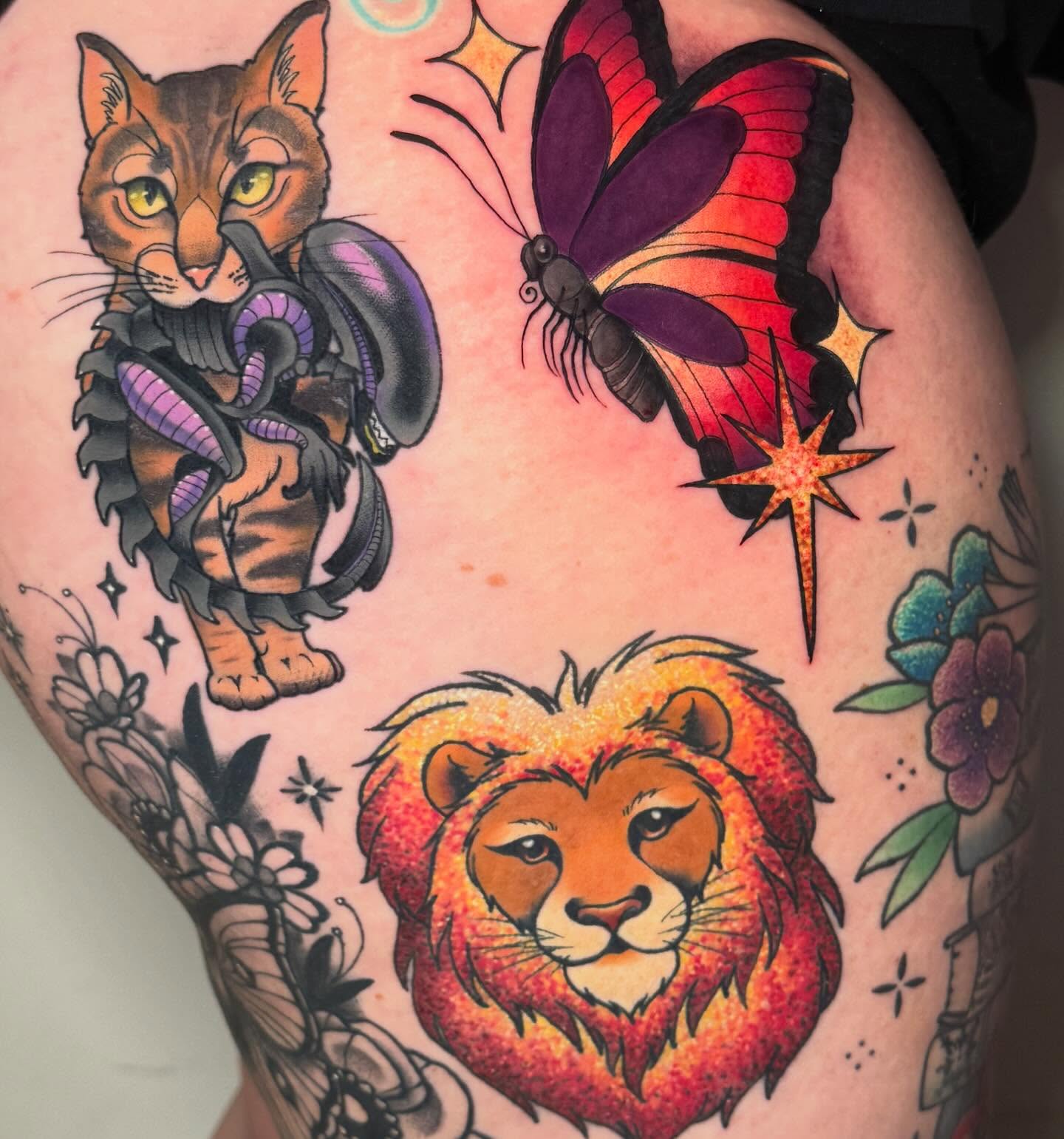 Tattoo by @dovahtattoos — american_traditional, dotwork