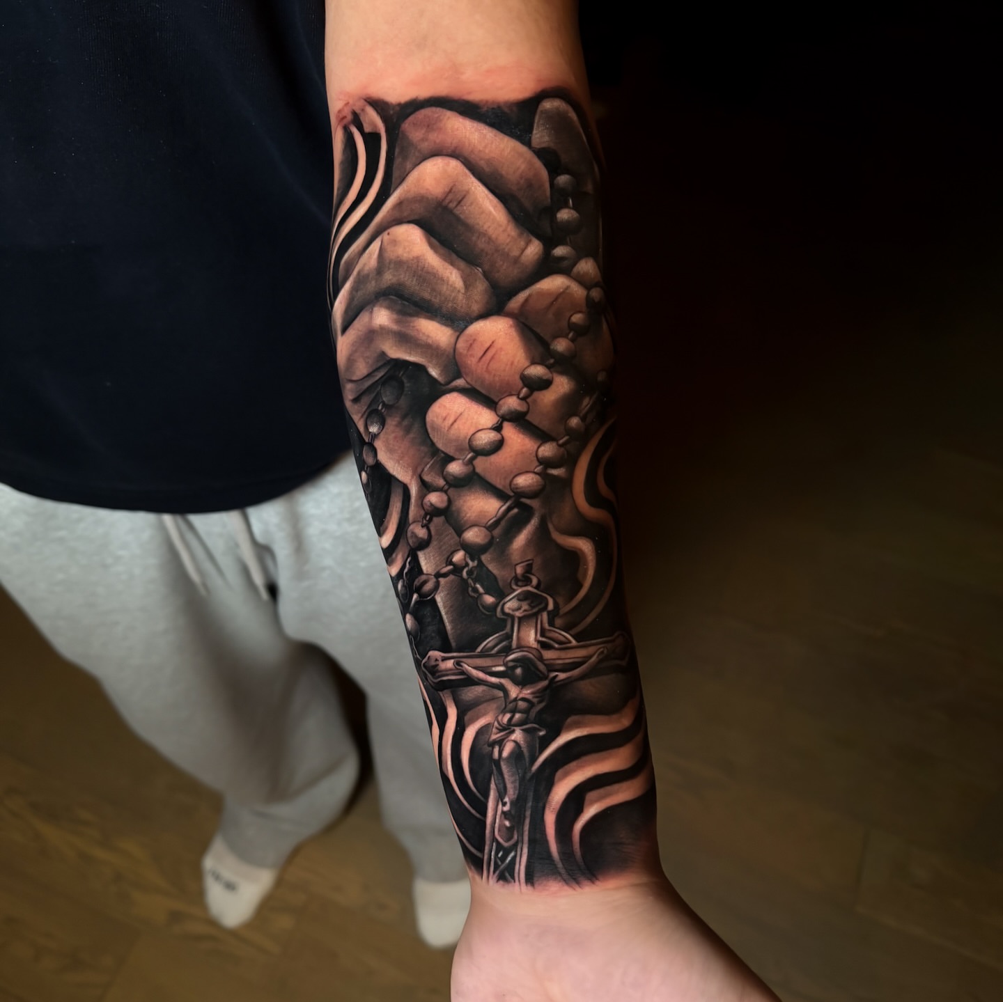 Tattoo by @thejoshacosta — black_and_grey, realism