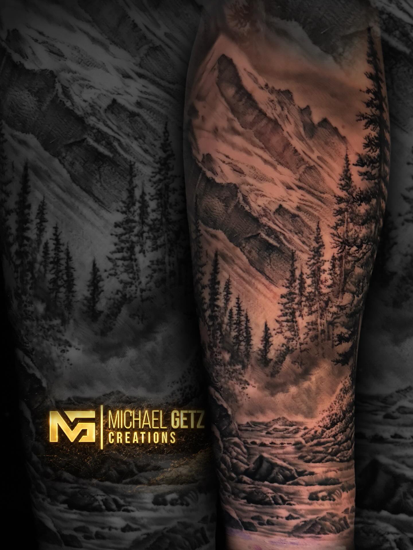 Tattoo by @michaelgetzcreations — realism, black_and_grey