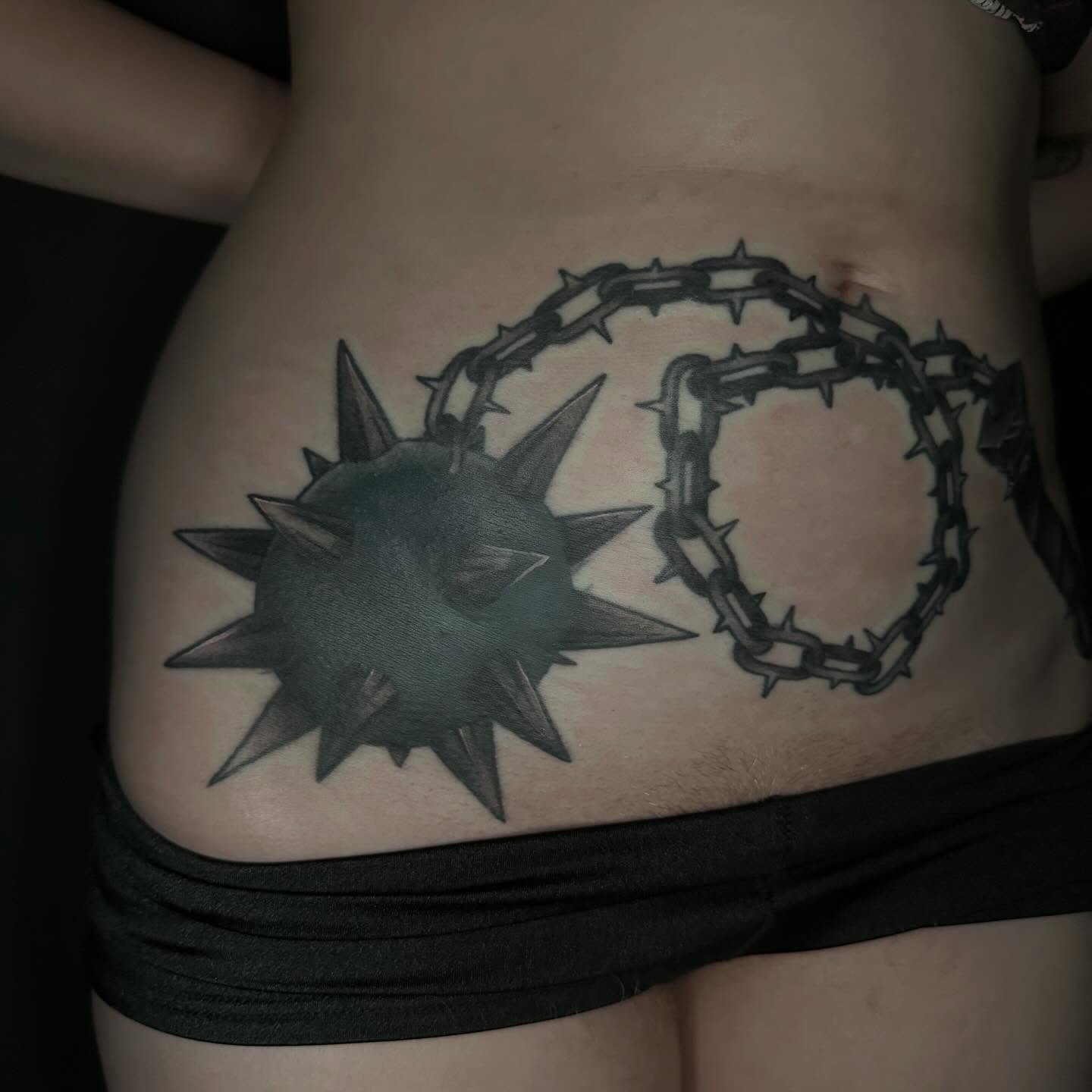 Tattoo by @wes_does_stuff — black_and_grey