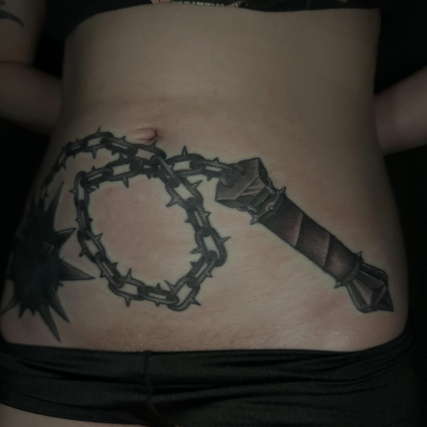 Tattoo by @wes_does_stuff — black_and_grey